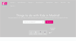 Desktop Screenshot of kidsinmadrid.com