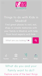 Mobile Screenshot of kidsinmadrid.com